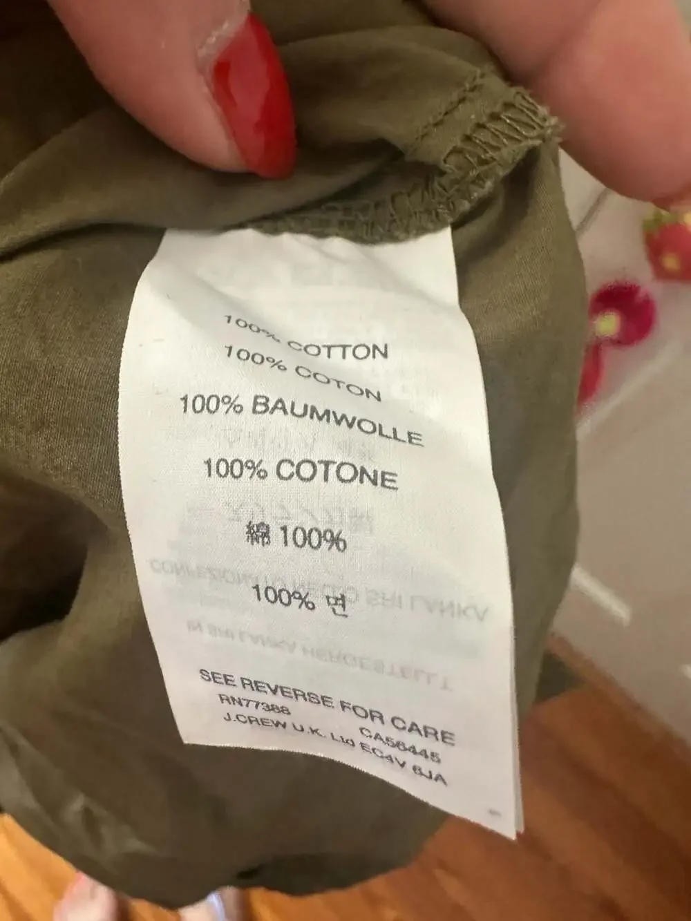 J. Crew Olive Green Cotton Tunic